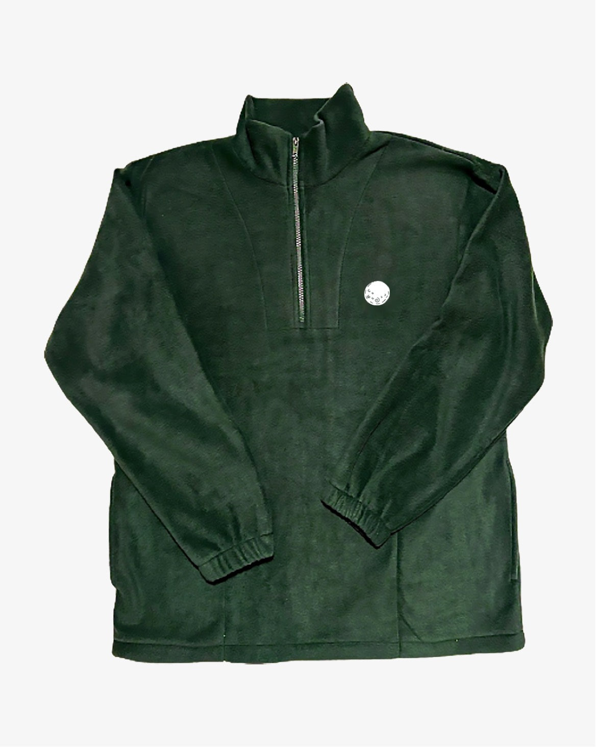 1/4 Zip Forest Green Fleece